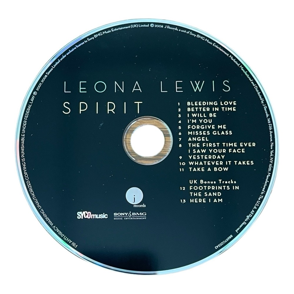 Leona‎ Lewis Spirit CD - Picture 3 of 4